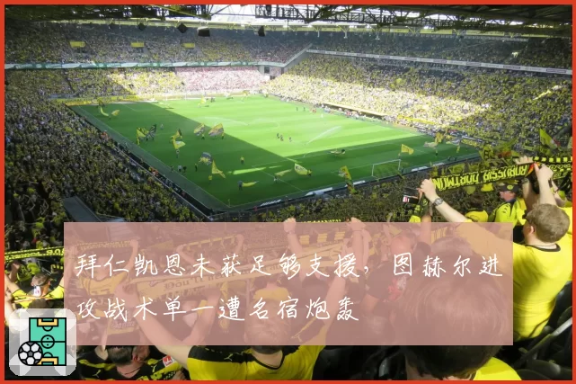 拜仁凯恩未获足够支援，图赫尔进攻战术单一遭名宿炮轰