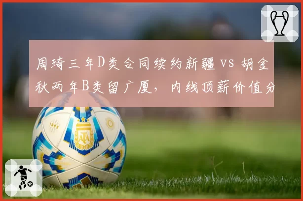 周琦三年D类合同续约新疆 vs 胡金秋两年B类留广厦，内线顶薪价值分化明显